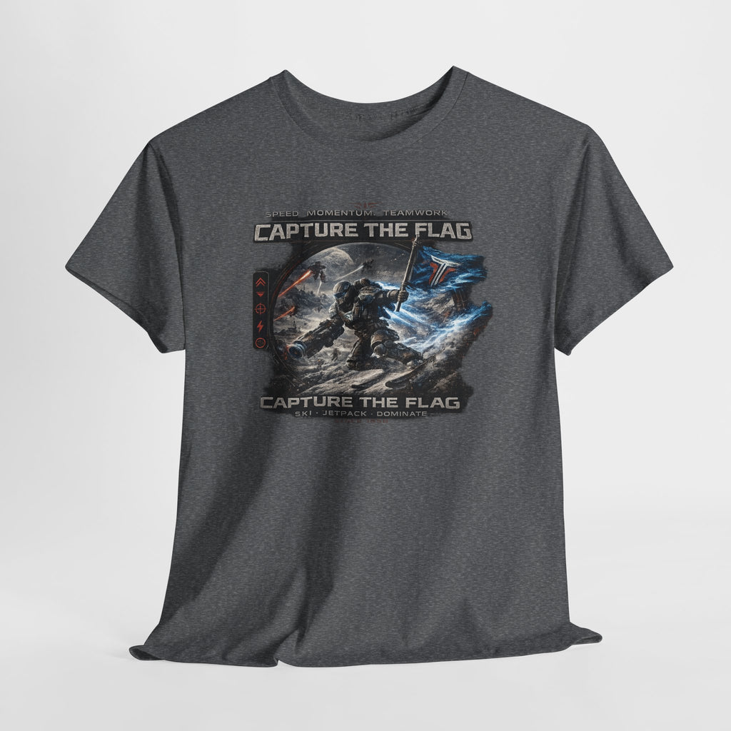 Capture the Flag Gaming T-Shirt — Sci‑Fi Battle Team Tee
