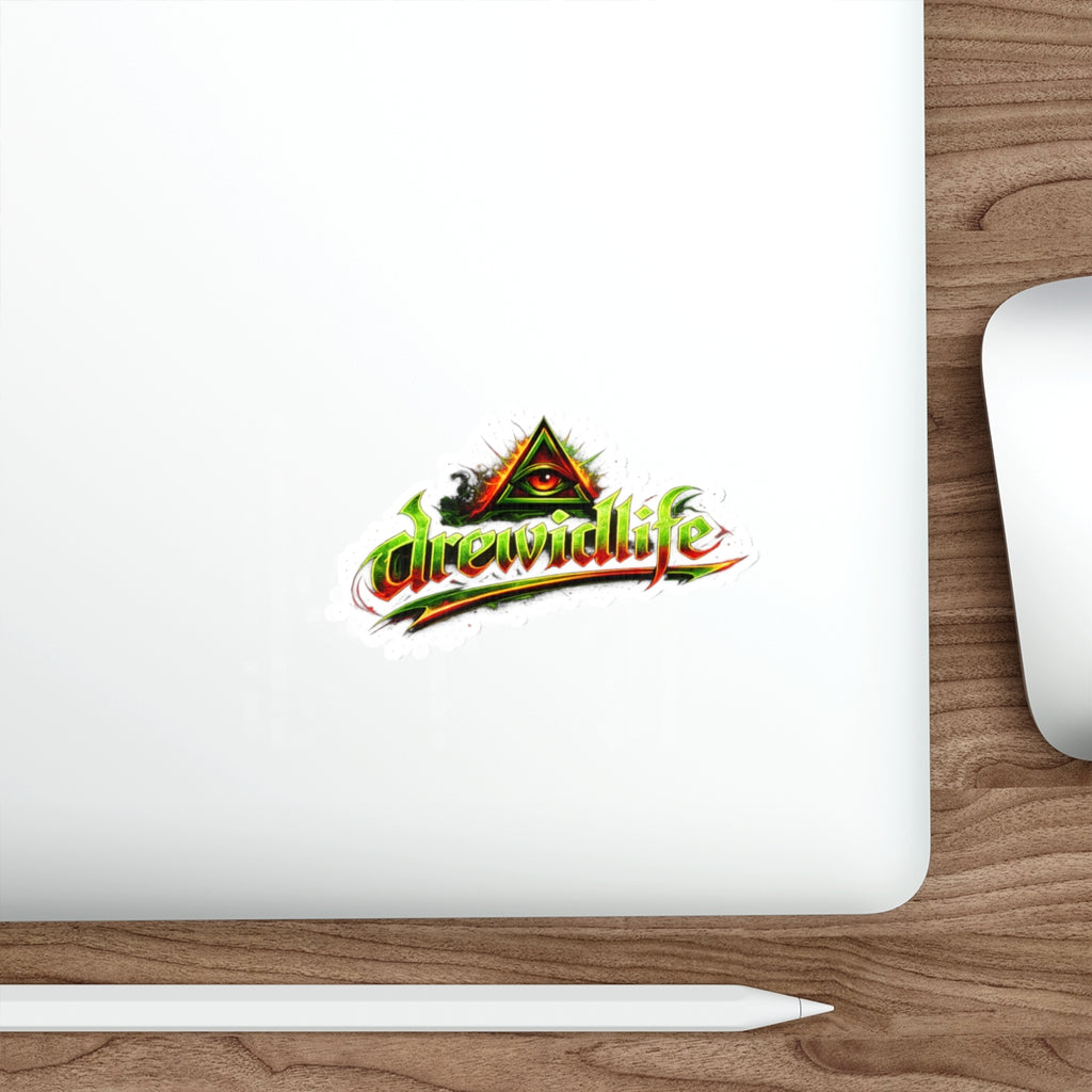 Illuminati Eye Die-Cut Sticker — drewidlife Mystical Symbol Sticker