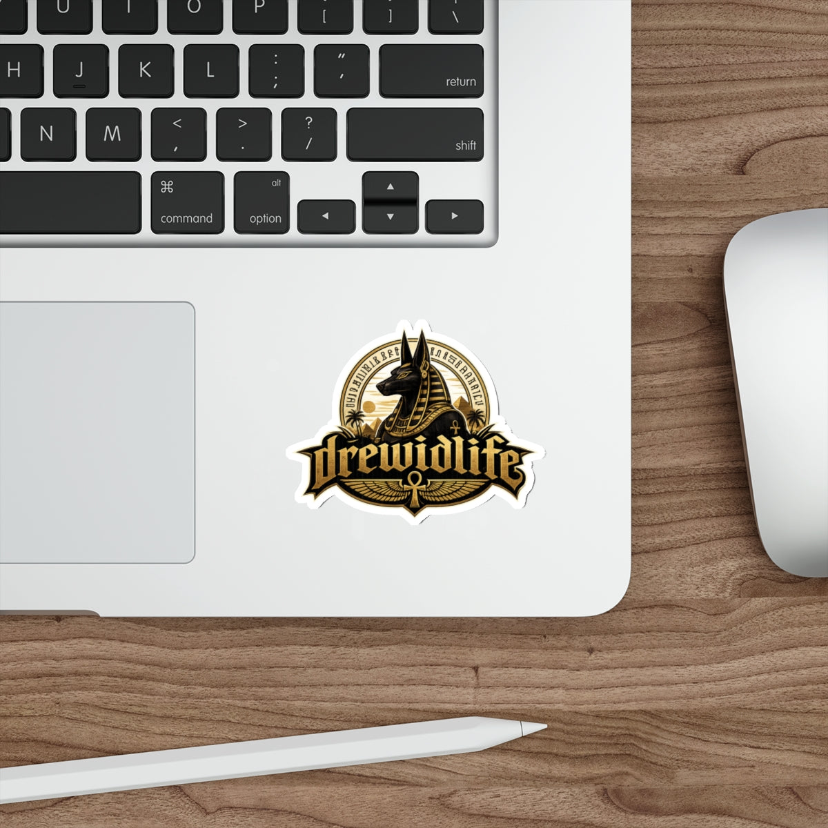 Anubis Egyptian Die-Cut Sticker — drewidlife