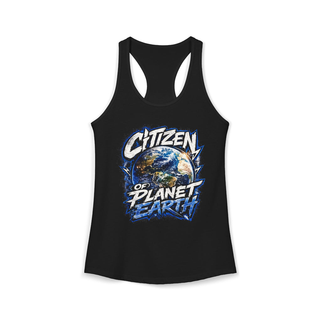 Citizen of Planet Earth Racerback Tank — Women's Planet Pride Tank Top