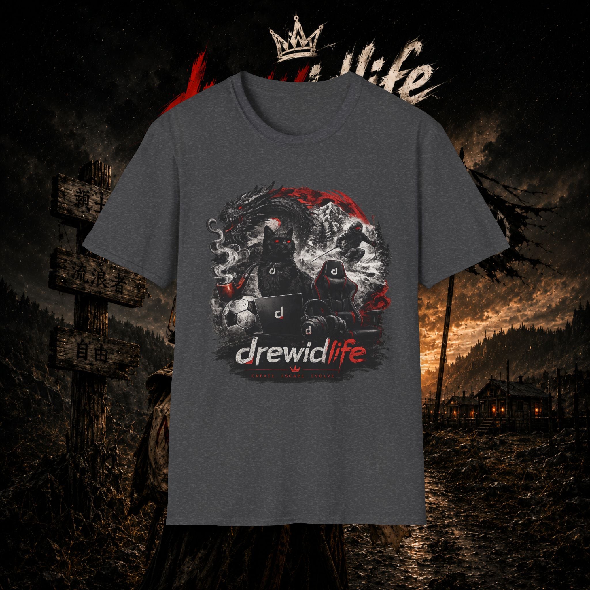 "Living the drewidlife" Tee