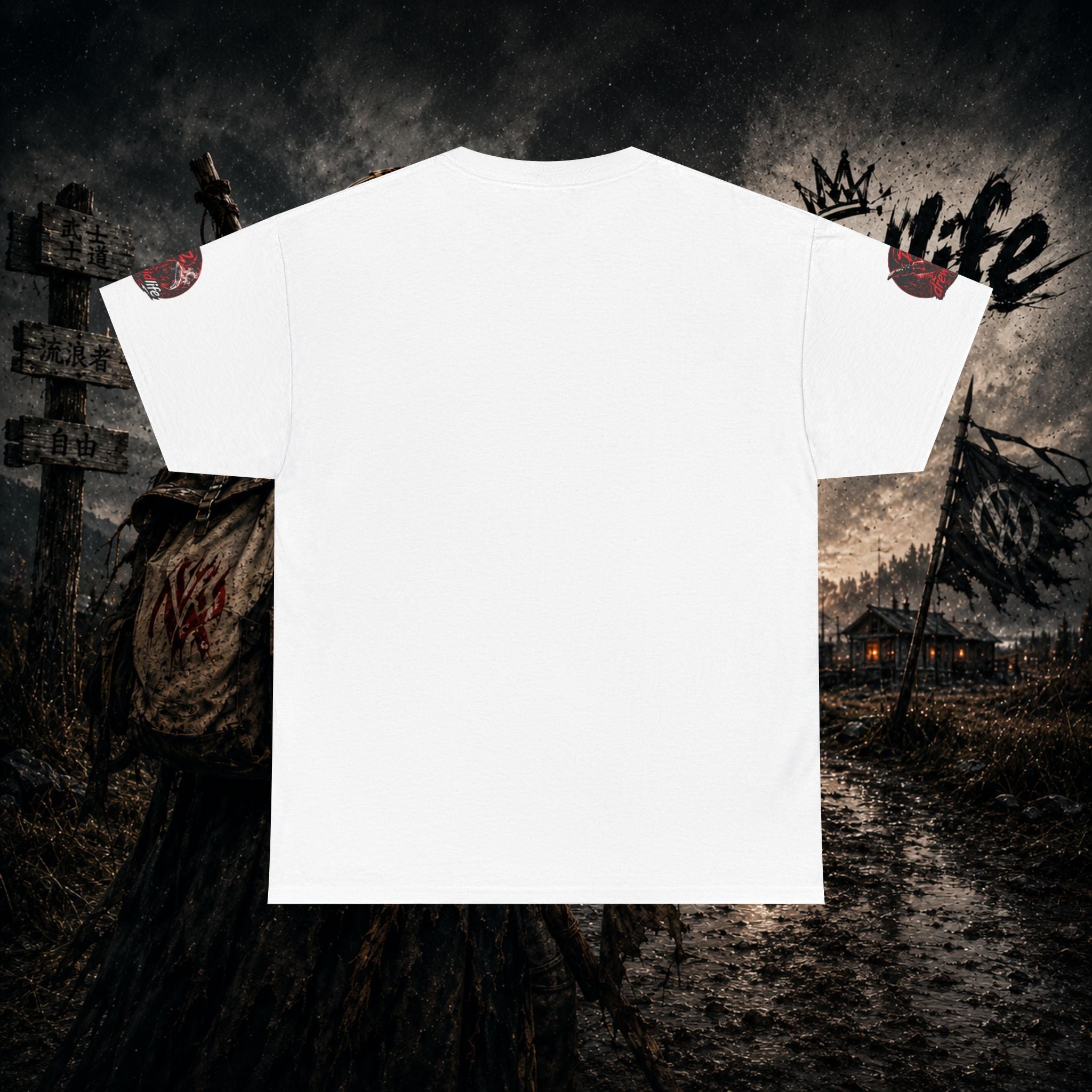 Red Freehand Tobacco Pipe Tee — drewidlife Graphic T-Shirt