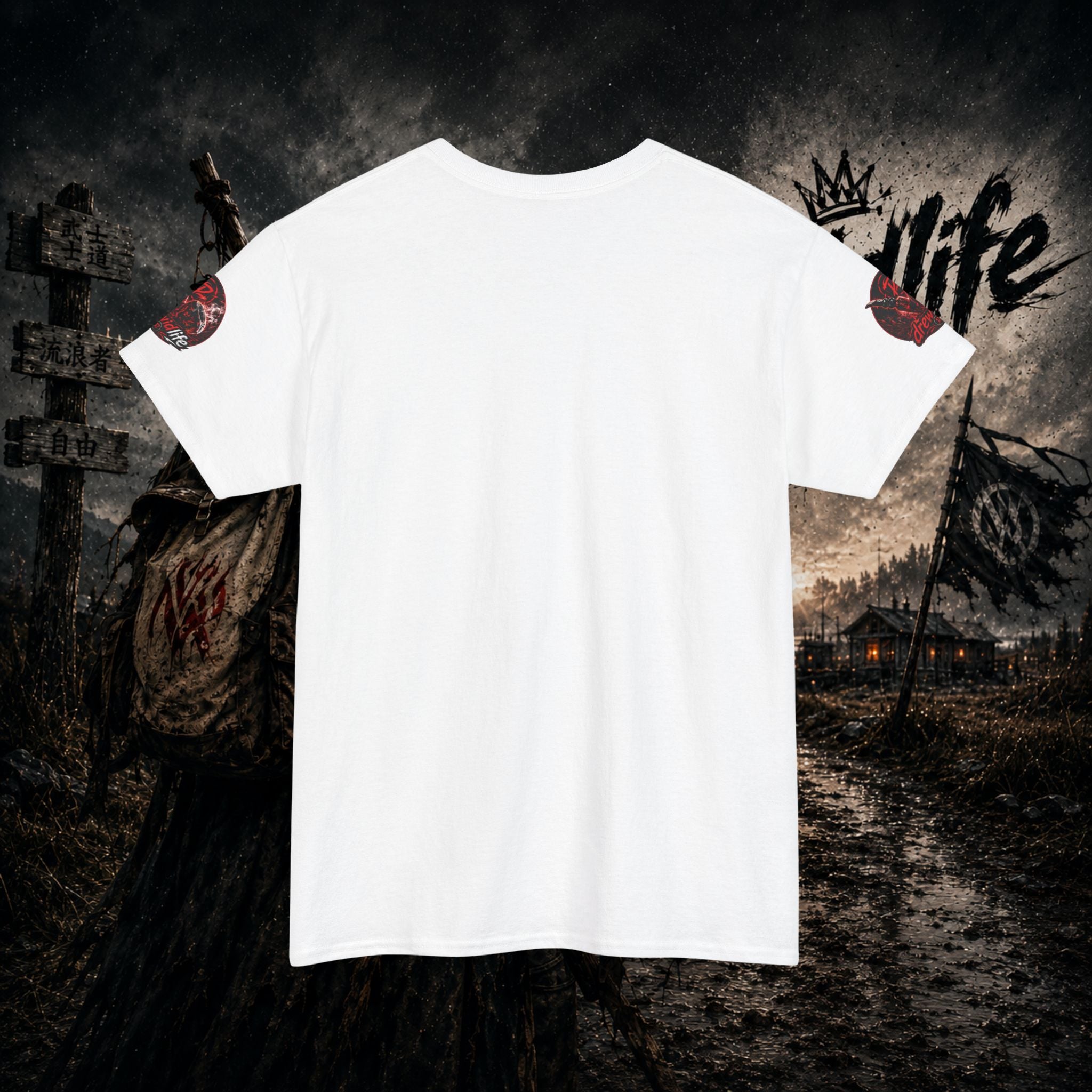 Red Freehand Tobacco Pipe Tee — drewidlife Graphic T-Shirt