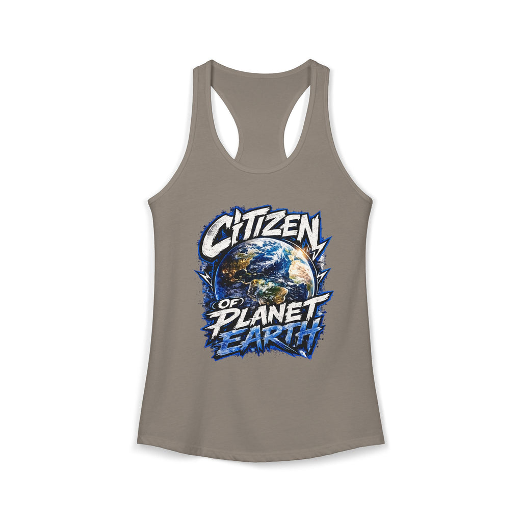 Citizen of Planet Earth Racerback Tank — Women's Planet Pride Tank Top