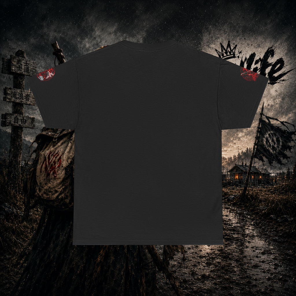 Red Freehand Tobacco Pipe Tee — drewidlife Graphic T-Shirt