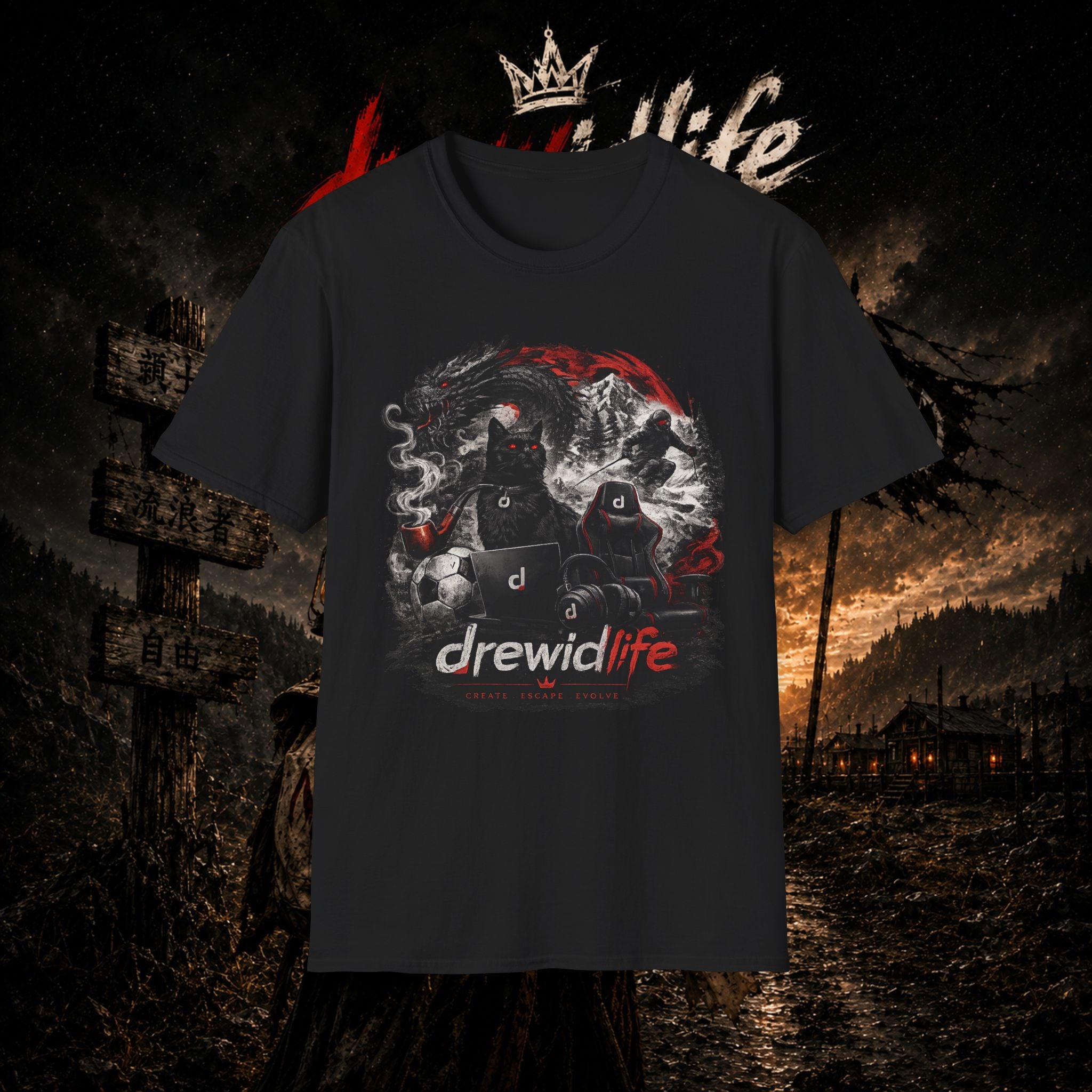 "Living the drewidlife" Tee