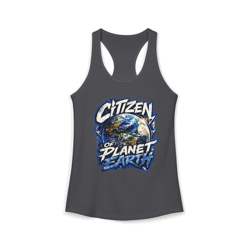 Citizen of Planet Earth Racerback Tank — Women's Planet Pride Tank Top