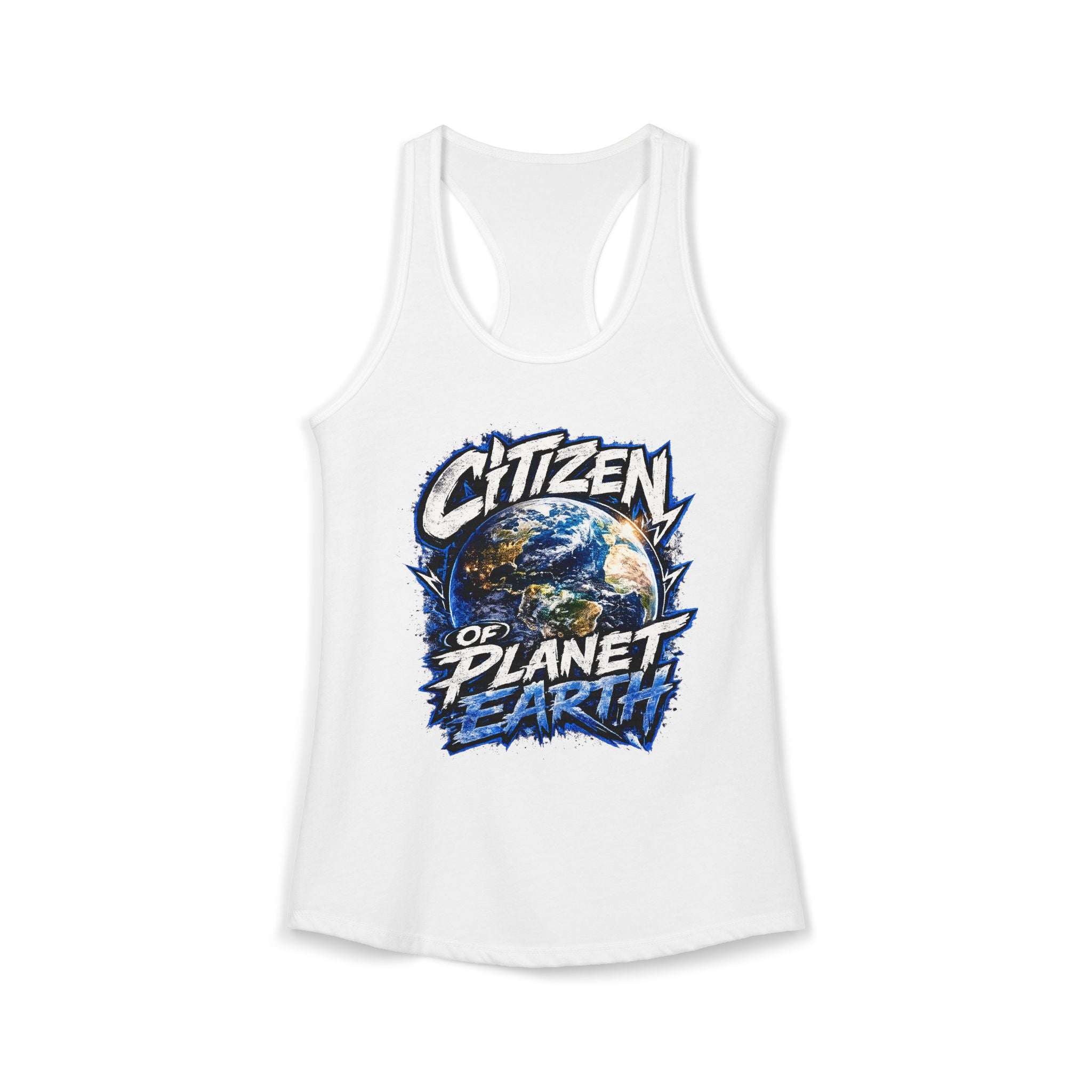 Citizen of Planet Earth Racerback Tank — Women's Planet Pride Tank Top