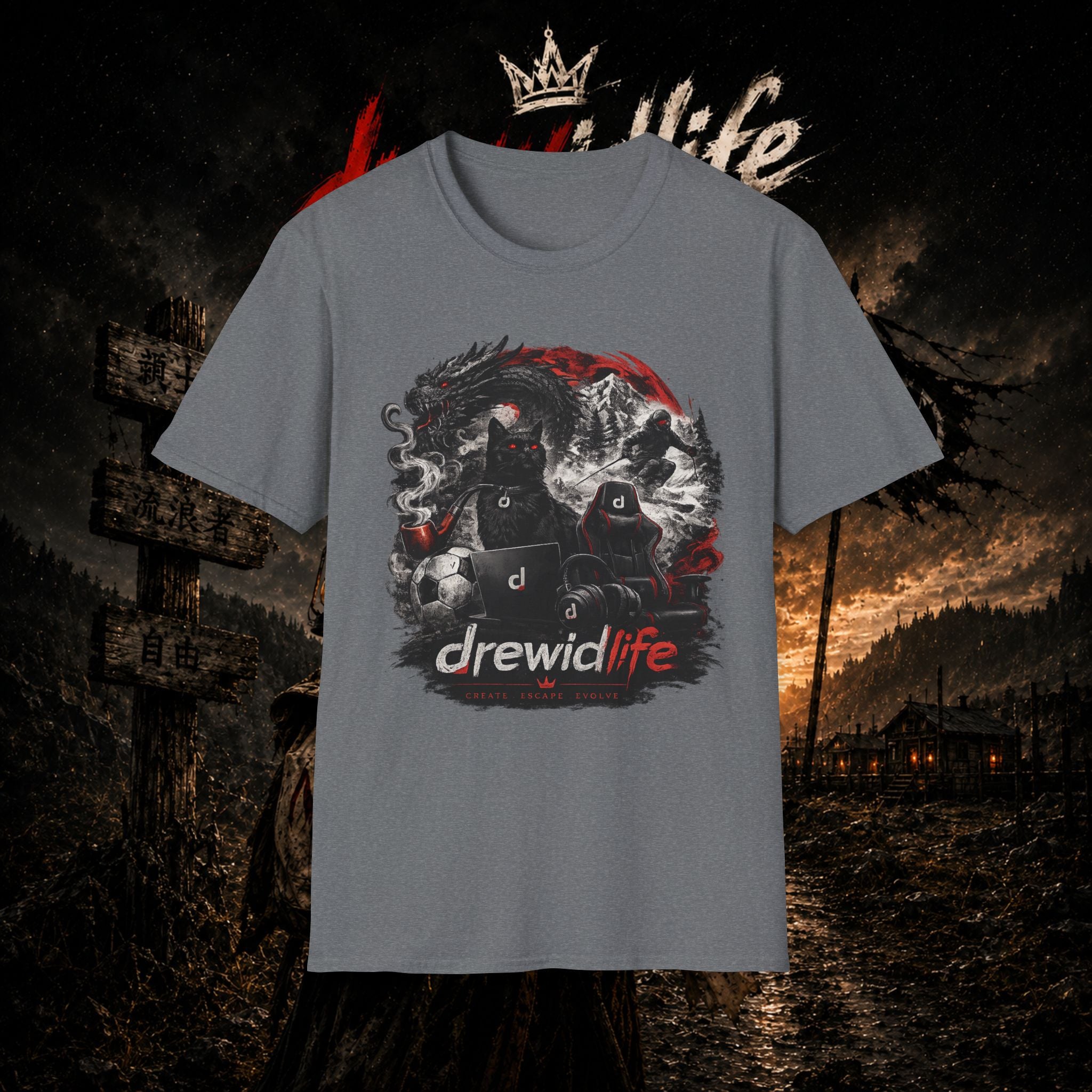 "Living the drewidlife" Tee