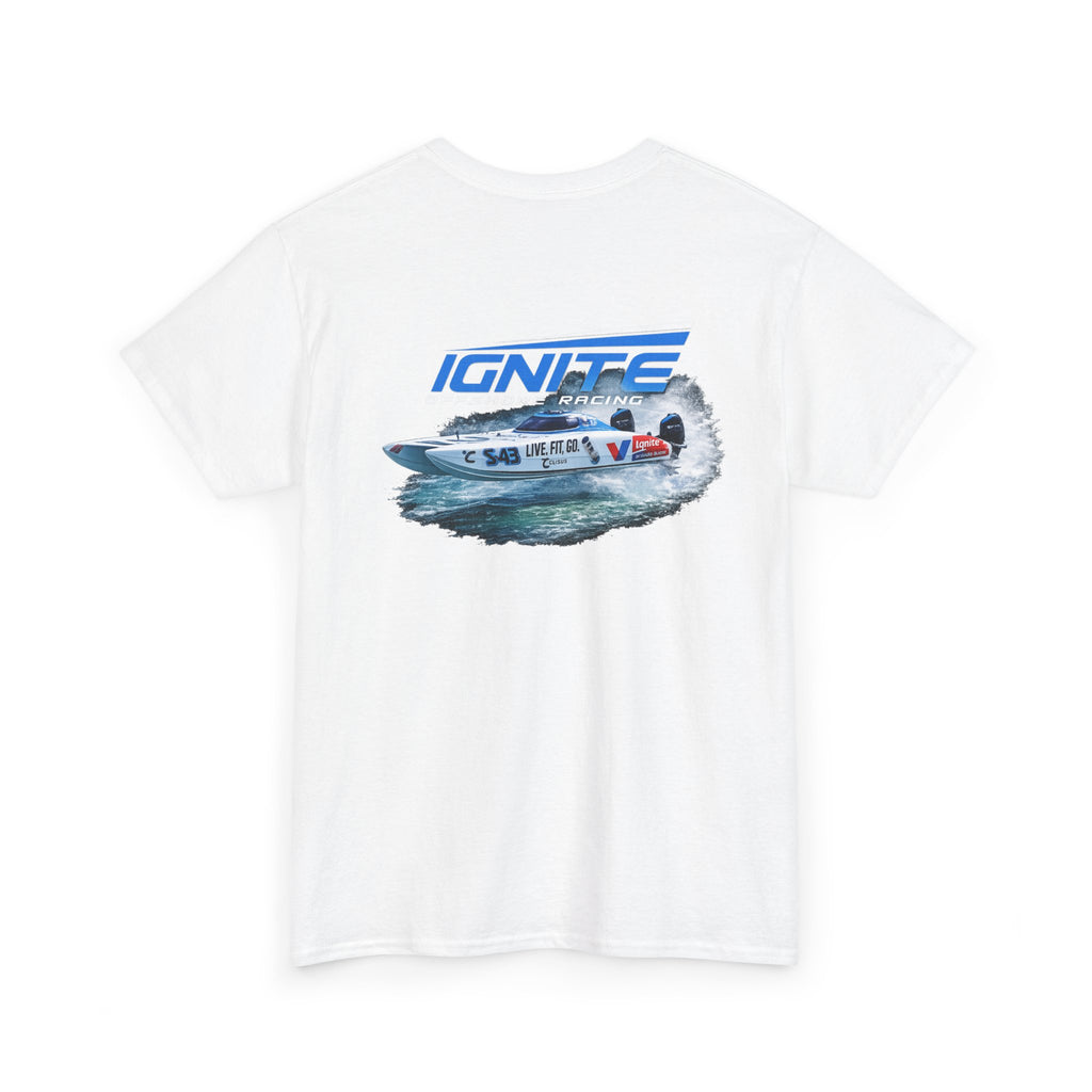 Ignite Racing Boat Graphic Tee — Coastal Maritime Crew Shirt