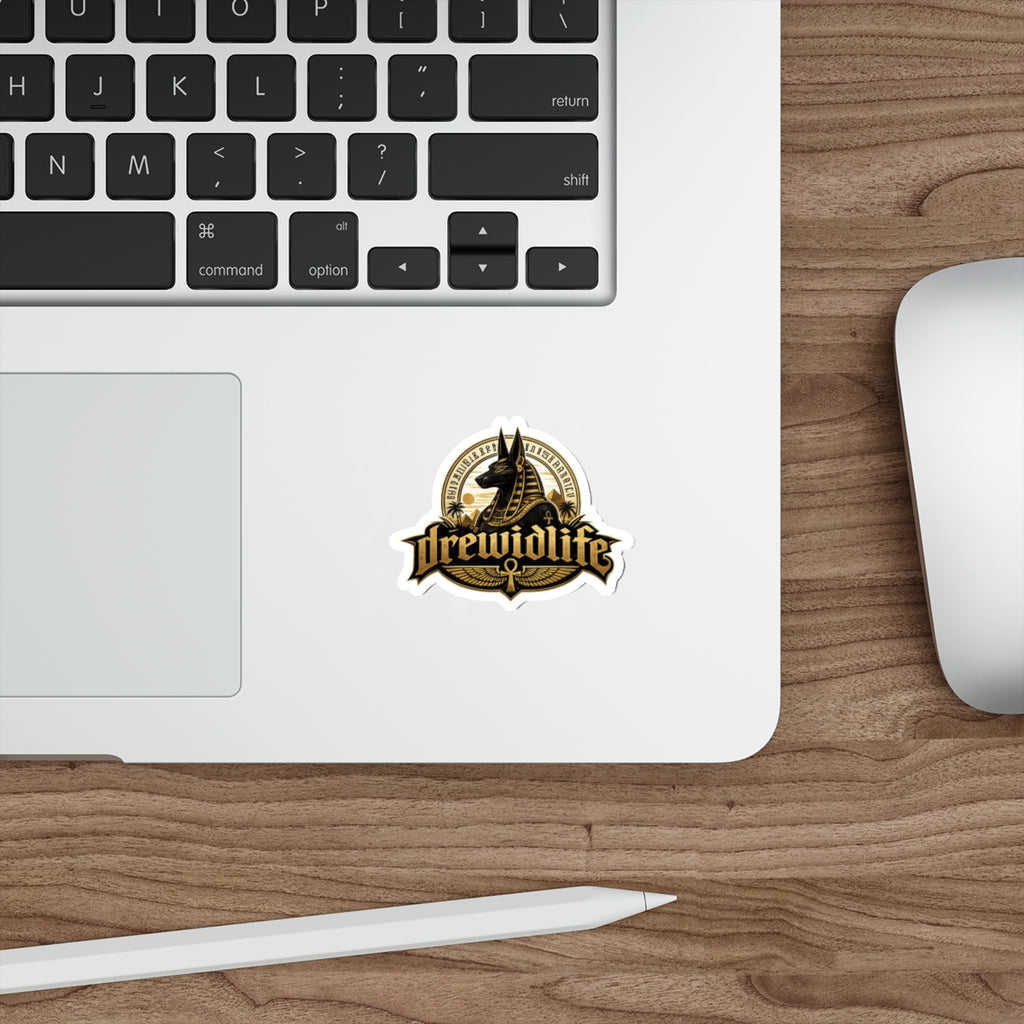 Anubis Egyptian Die-Cut Sticker — drewidlife