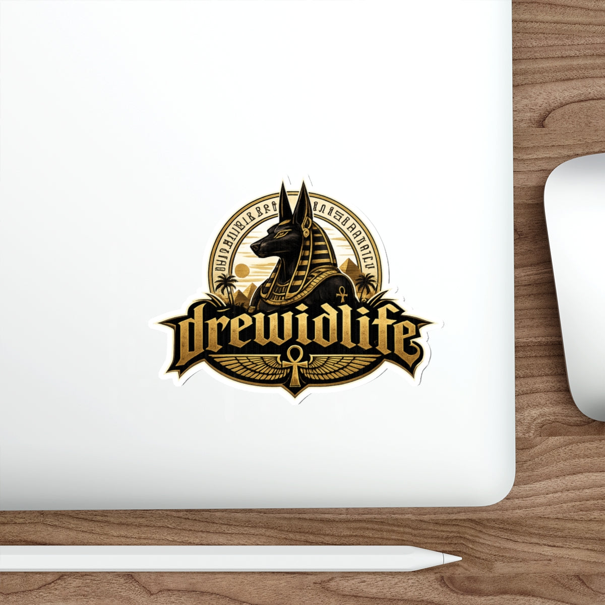 Anubis Egyptian Die-Cut Sticker — drewidlife