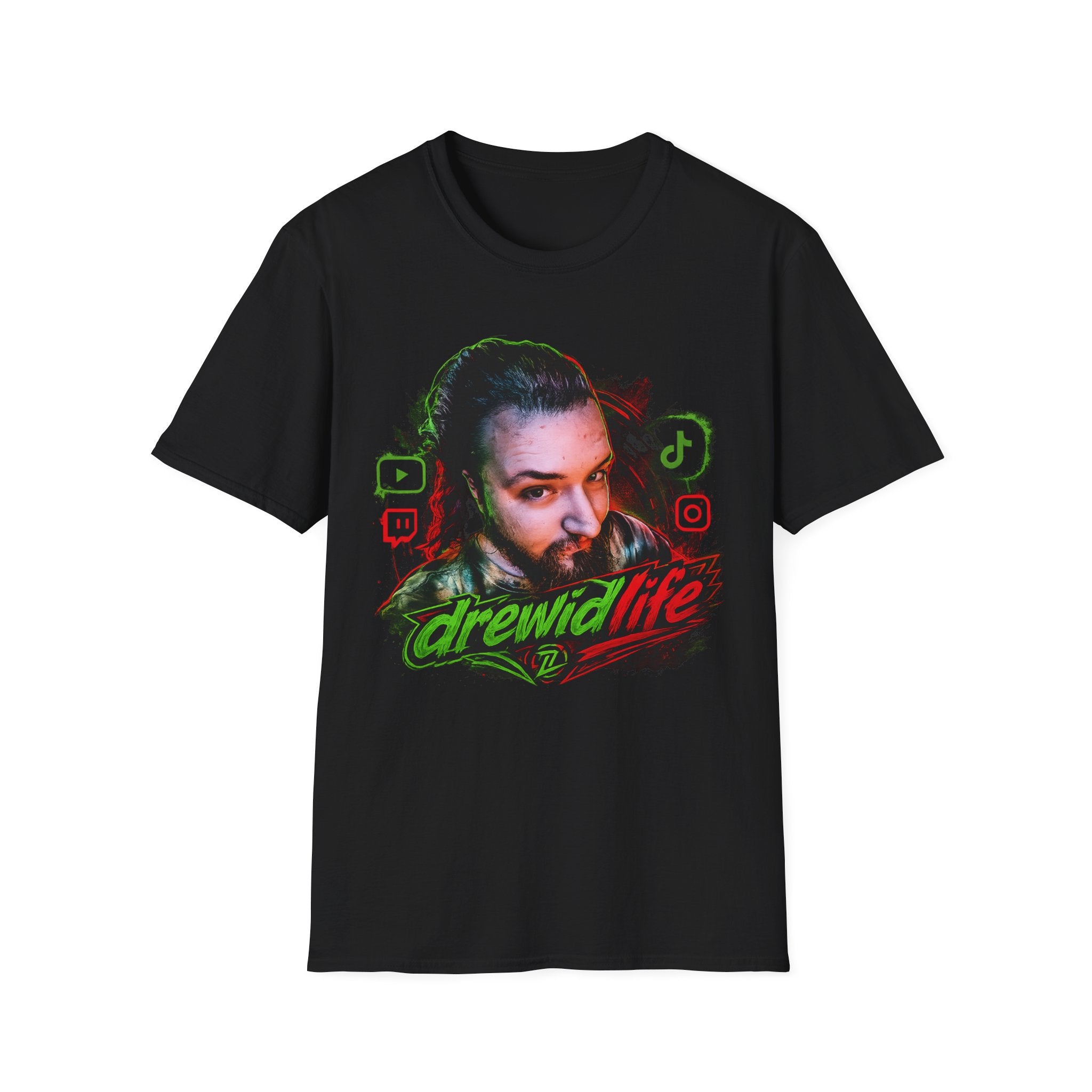 drewidlife Graphic T-Shirt — Gamer Streamer Logo Tee