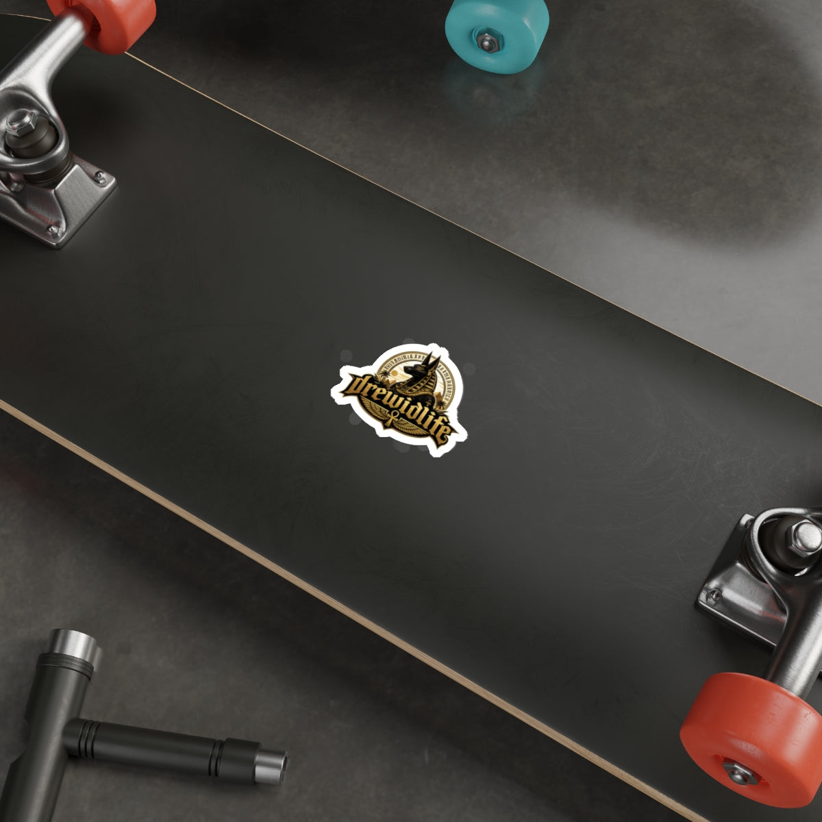 Anubis Egyptian Die-Cut Sticker — drewidlife