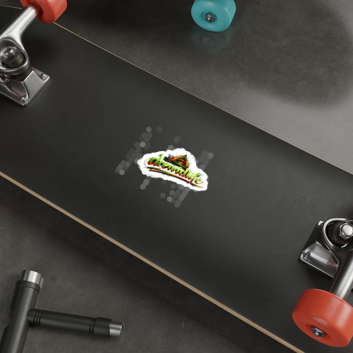 Illuminati Eye Die-Cut Sticker — drewidlife Mystical Symbol Sticker