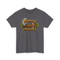 "Tobacco Forever" Retro Pipe & Leaves Graphic Tee