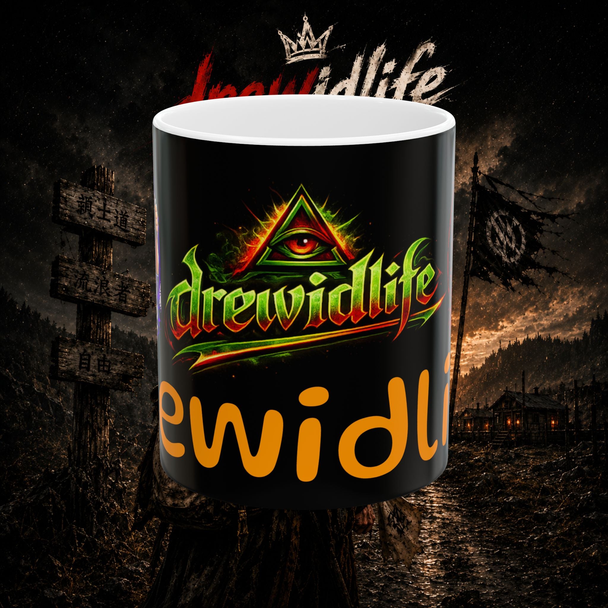 Conspiracy Eye 'drewidlife' Ceramic Mug