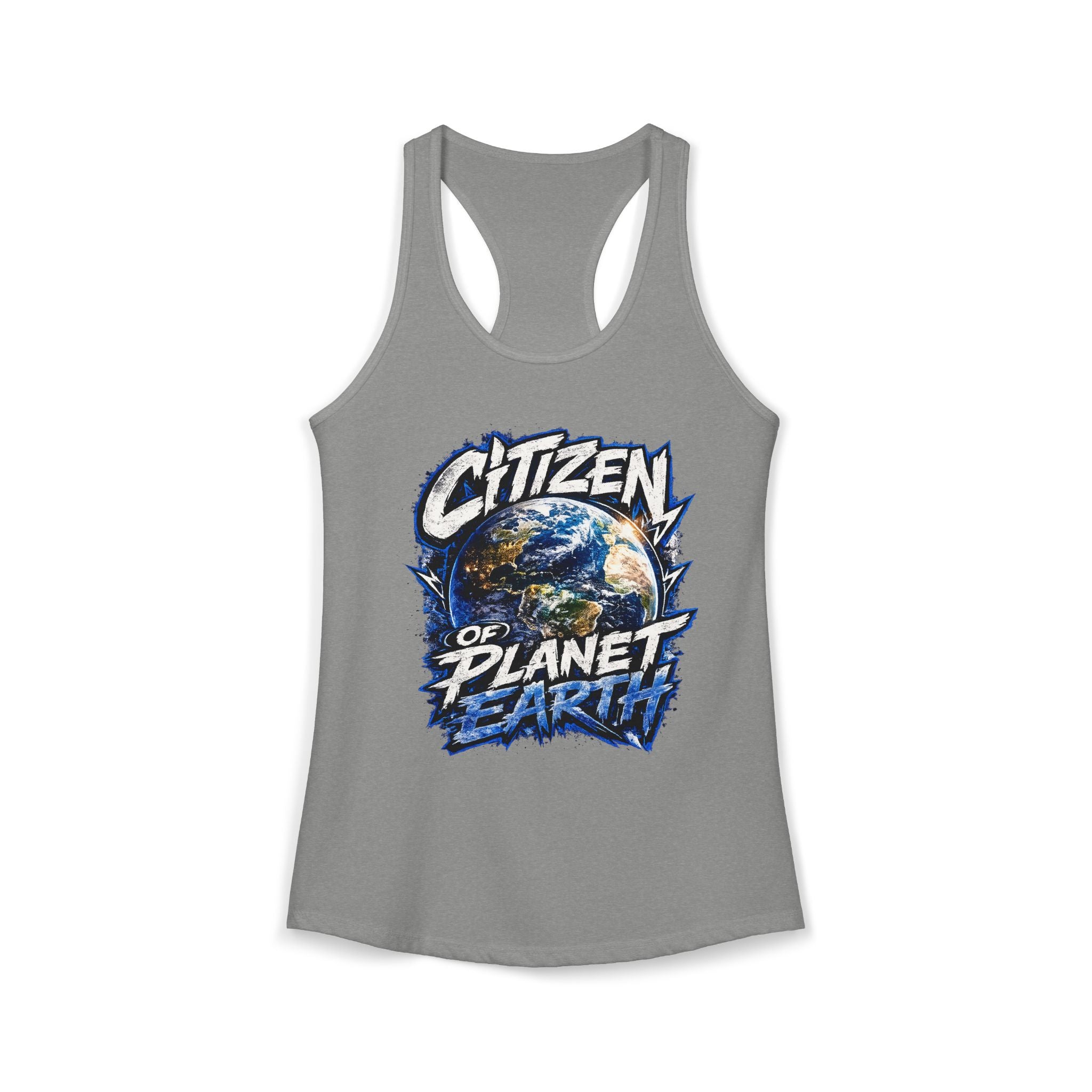 Citizen of Planet Earth Racerback Tank — Women's Planet Pride Tank Top