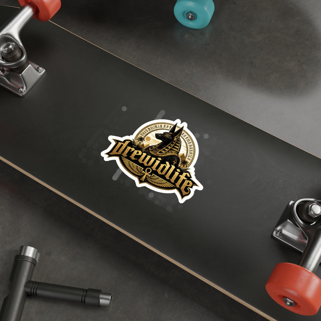 Anubis Egyptian Die-Cut Sticker — drewidlife
