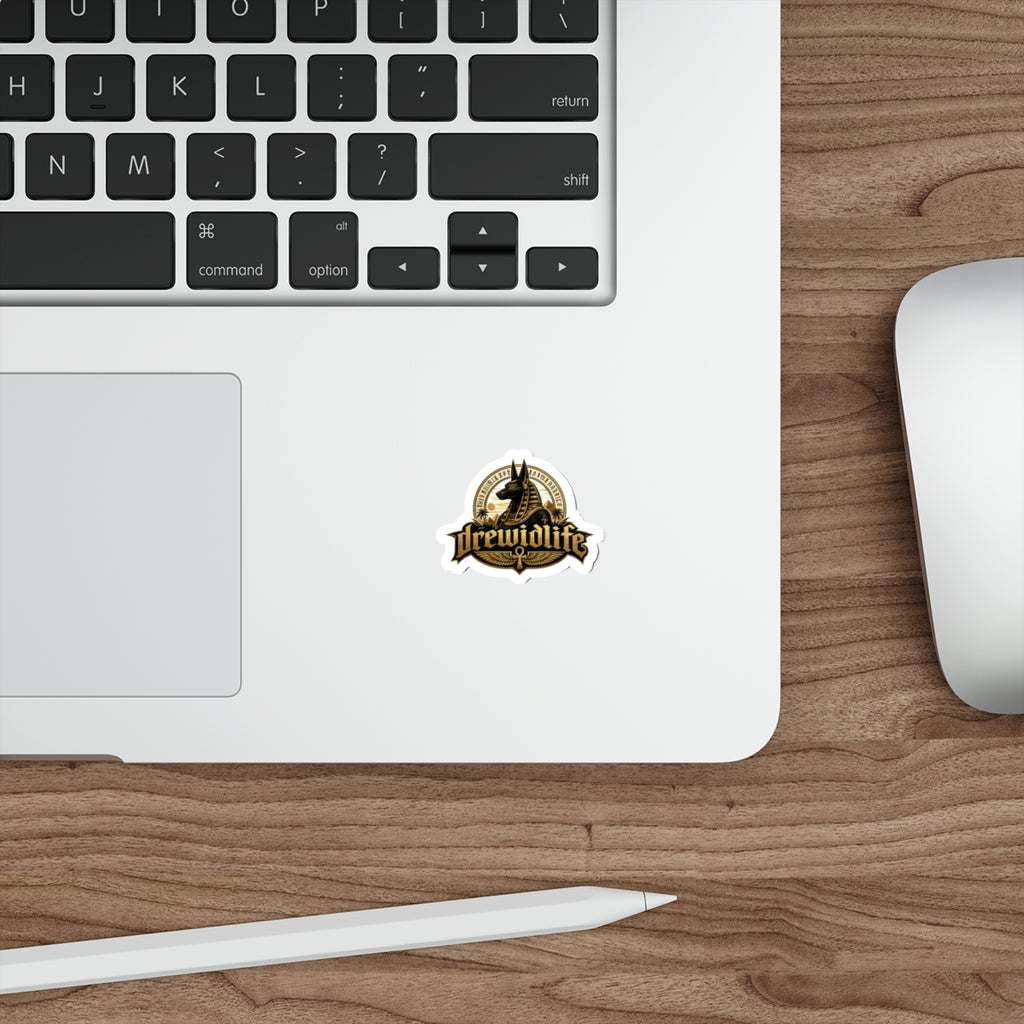 Anubis Egyptian Die-Cut Sticker — drewidlife
