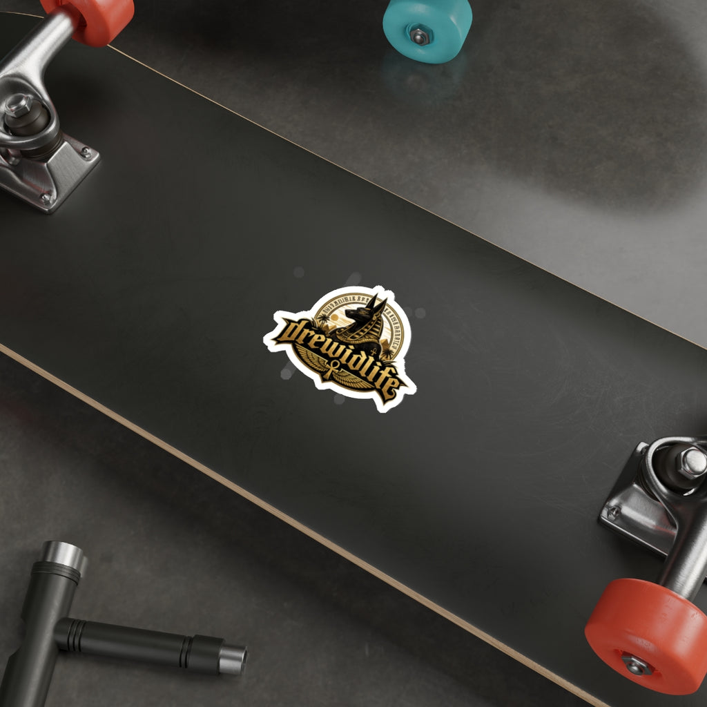 Anubis Egyptian Die-Cut Sticker — drewidlife